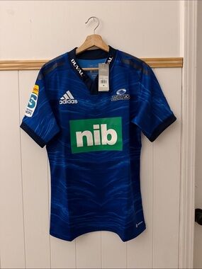 Adidas Blue Blues Rugby Jersey Super Rugby